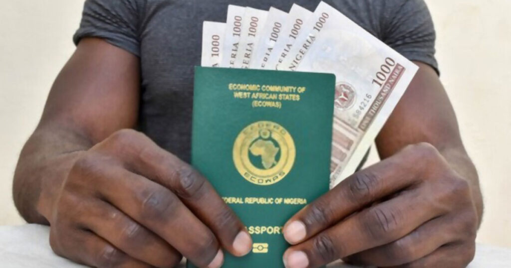  mennyit kell alkalmazni-nemzetközi-útlevél-Nigéria 